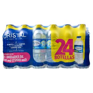 Agua Cristal 300 Ml X24 Unds
