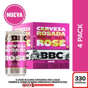 Cerveza BBC Rose - Lata 269ml x4