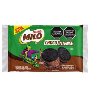 Galletas MILO Choco Intense con granulitos de MILO 10 Unds x 360G