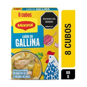 Caldo de Gallina MAGGI x 8 cubos x 88 G