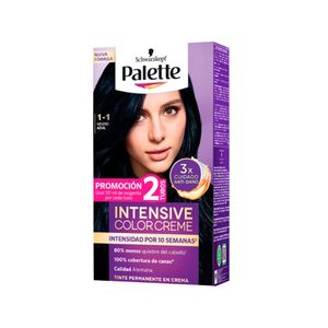 Tinte para cabello PALETTE negro azul (2 und)
