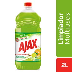 Limpia Pisos Ajax Bicarbonato Naranja-Limon 2L