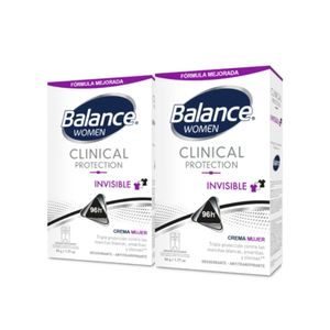 Desodorante Balance Crema Clinical Invisible Hombre 2 x 50 Gr