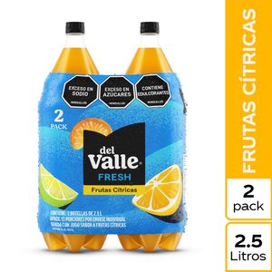 Jugo Del Valle Fresh Frutas Cítricas 2,5 Lt X2 Unds