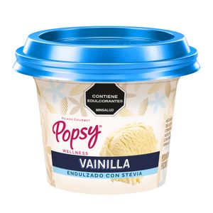 Helado Popsy Vaso Vainilla Endulzado con Stevia 60 G