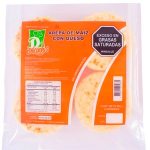 Arepa Deli Bokado de Maíz Con Queso 880 G X8 unds