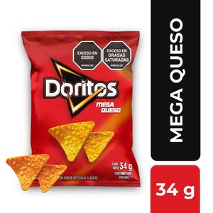 Pasaboca Doritos Maíz Mega Queso 34 G