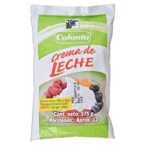 CREM LECHE COLANTA UHT S/ENT BSA 175g