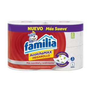 Papel Higiénico Familia Acolchamax Mega 4 unds x 29.6 m c/u