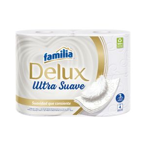 Papel Higiénico Familia Delux Ultra Suave 29 Mts X4 Unds