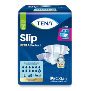 Pañal Tena Slip Ultra Protect L X9 Unds