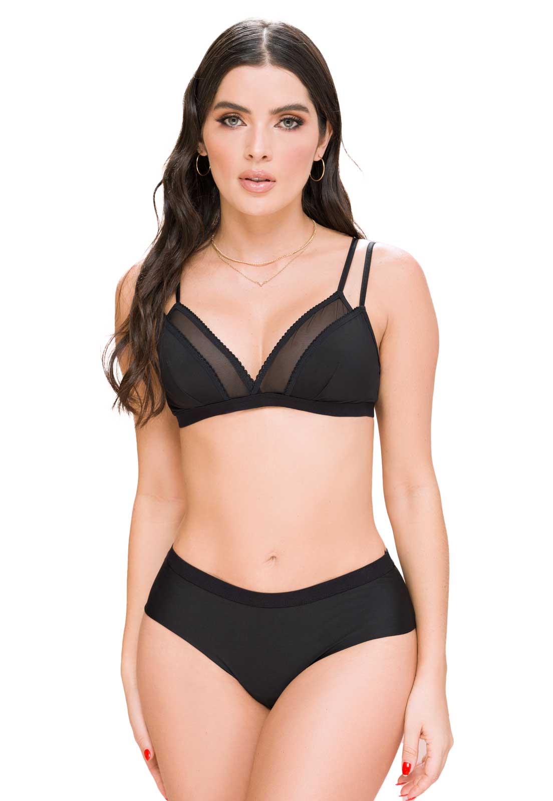 Imagen de Conjunto Mujer Negro Fi 101890 Talla S