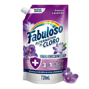 Limpia Pisos Fabuloso Alternativa al Cloro Fresca Lavanda 720ml