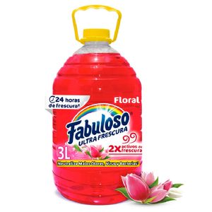 Limpia Pisos Fabuloso Frescura Antibacterial Floral 3L