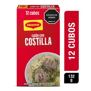 Caldo con Costilla MAGGI x 12 cubos x 132 G