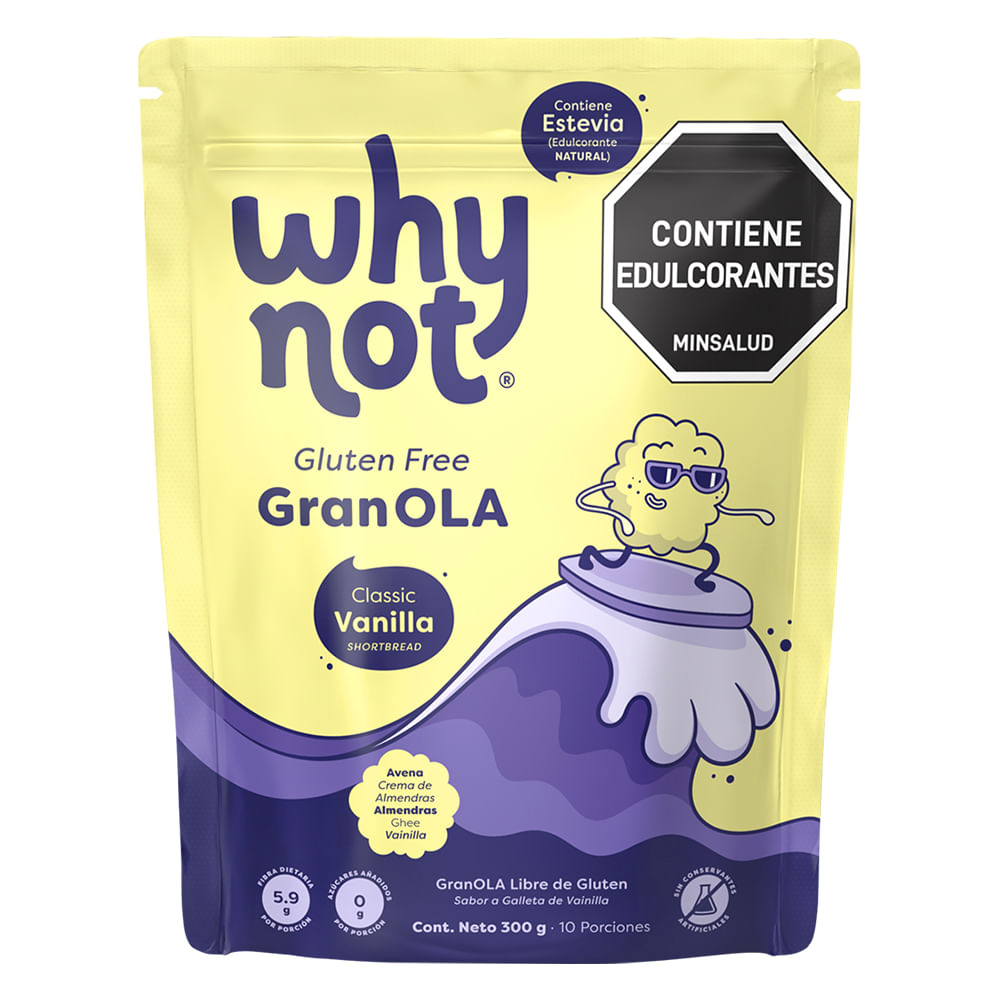 Imagen de Granola Why Not Vainilla 300 G GRANOLA WHY NOT VAINILLA 300gr