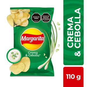 Snack Papas Margarita Crema Y Cebolla 110 Gr