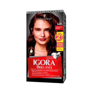 Tinte para cabello IGORA BRILLANCE chocolate místico (2 und)