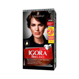 Tinte Igora Brillance 606 Chocolate Intenso Caja x 1 und