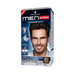 Tinte Men Express 80 Castaño Negro Natural x 1 und