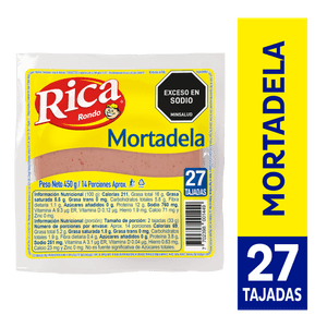 Mortadela Rica 450 G X27 Unds