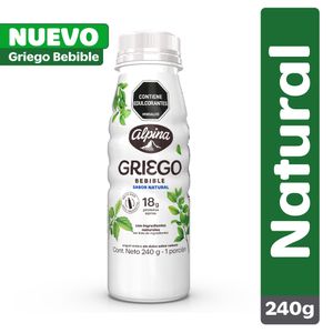 Yogurt Griego Alpina Natural 240 G