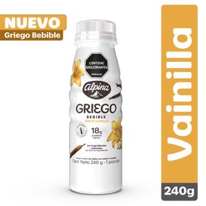 Yogurt Griego Alpina Vainilla 240 G