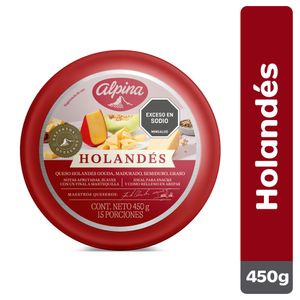 Queso Alpina Holandés 450 G
