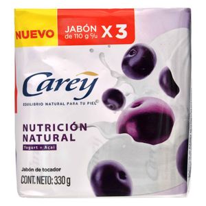Jabón Carey Nutrición Equil 110 G X3 Unds