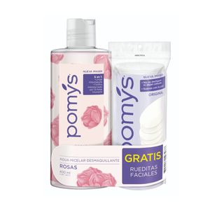 Agua Micelar Pomys 400 Ml + Gratis Rueditas