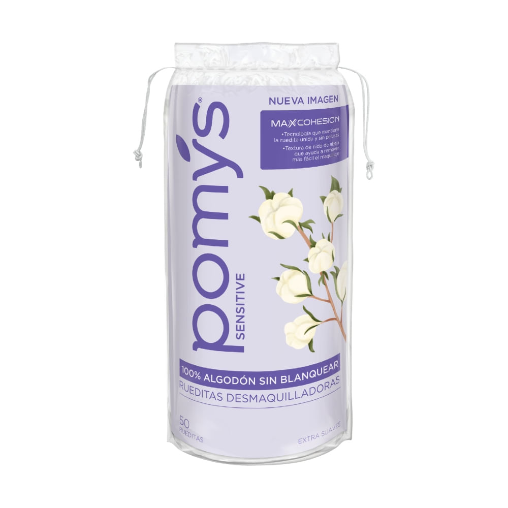 Imagen de Rueditas Pomys Sensitive X50 Unds RUEDITAS POMYS SENSITIVE X50un
