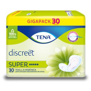 Toalla Higiénica Tena Mujer Súper X30 Unds