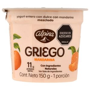 YOGUR ALPINA GRIEGO SAB MANDARINA 150g