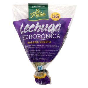 LECHUGA HIDROPONICA CRESPA MORADA LA GIRALDA 180g