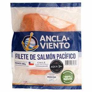 PEZ FILET SALMON PACIF ANCLA&VIENTO 400g