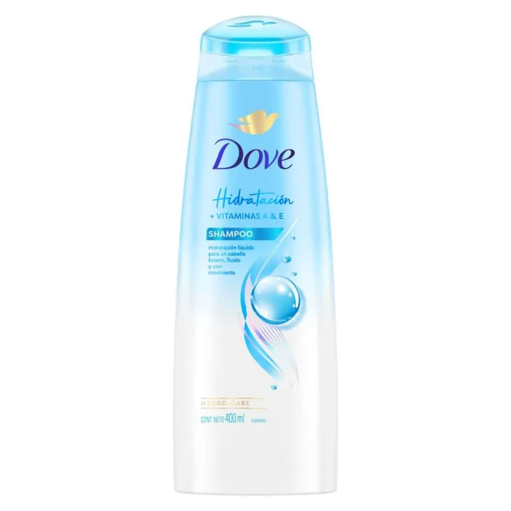 Imagen de Shampoo Dove Hidratación Intensa 400 Ml SHAMP DOVE HIDRATACION INTENSA 400ML