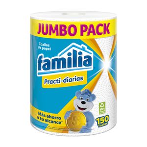 Toallas de cocina FAMILIA jumbo practi díarias (150 und)