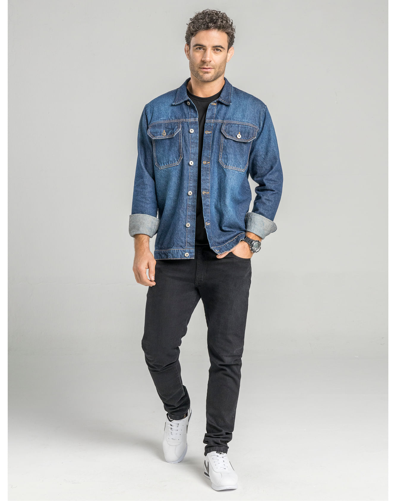 Chaqueta Hombre Azul Mp 268