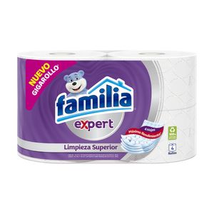 Papel Higienico Familia * 4 Unidades 104.42m Expert 4 Hojas