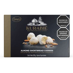 Galleta Greco Kurabié Mediterráneas Almendra 200 G