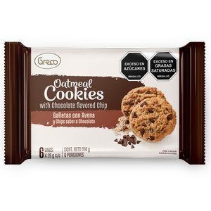 Galleta Greco Integral con Avena y Chocolate 156 G