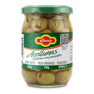Aceituna Al'fresco Rellena 250 G
