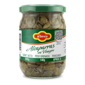 Alcaparra Al'fresco en Vinagre 250 G