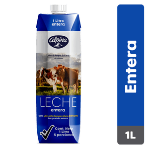 Leche Alpina Uht Entera 1 Lt