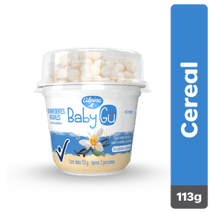 Yogurt Baby Gu Entero Vainilla Cereal 113 G