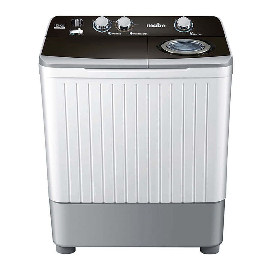 lavadora mabe semiautomatica 13kg blanca lmd3124pbab0