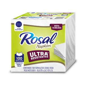 Servilletas ROSAL doble hoja (100 und)