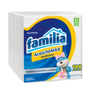 Servilleta Familia Acolchamax Mediana X100 Unds