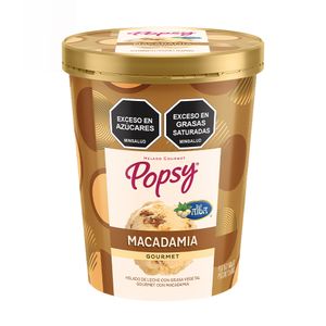 Helado Popsy Macadamia Gourmet 600 G