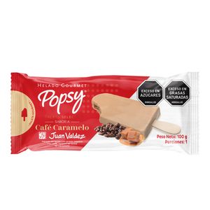 Paleta Popsy Caramelo Cafe 100G